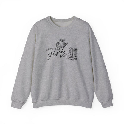 Let’s Go Girls Cowgirl Sweatshirt - funny sweatshirt by Cheeky Business
