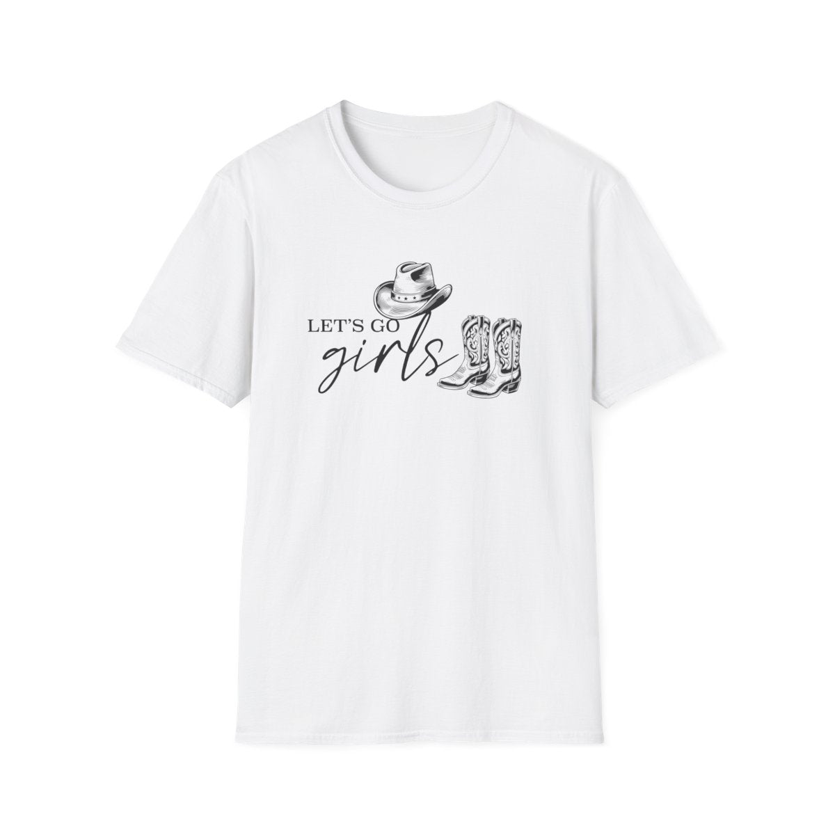 Let’s Go Girls Cowgirl T-Shirt - funny t-shirt by Cheeky Business
