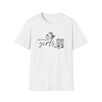 Let’s Go Girls Cowgirl T-Shirt - funny t-shirt by Cheeky Business