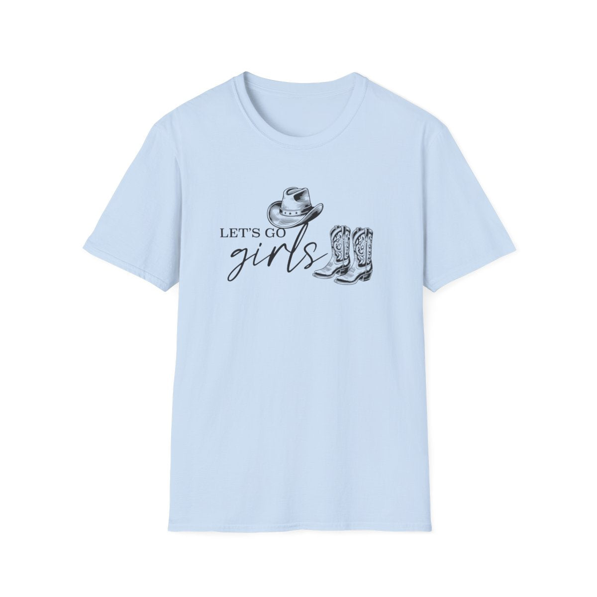Let’s Go Girls Cowgirl T-Shirt - funny t-shirt by Cheeky Business