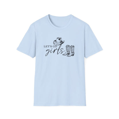 Let’s Go Girls Cowgirl T-Shirt - funny t-shirt by Cheeky Business