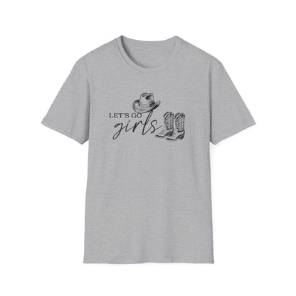 Let’s Go Girls Cowgirl T-Shirt - funny t-shirt by Cheeky Business