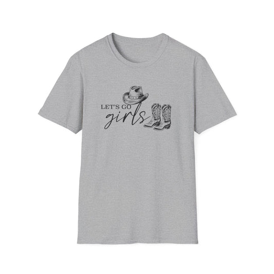 Let’s Go Girls Cowgirl T-Shirt - funny t-shirt by Cheeky Business