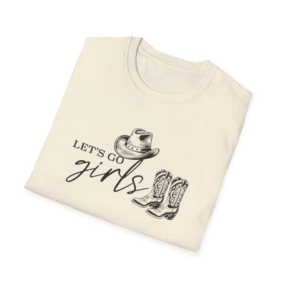 Let’s Go Girls Cowgirl T-Shirt - funny t-shirt by Cheeky Business