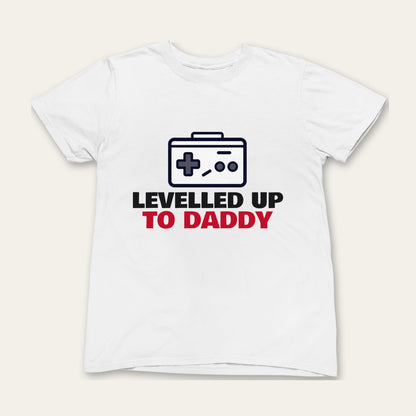 Levelled Up To Daddy & Just Entered The Game matching set grown-up t-shirt
