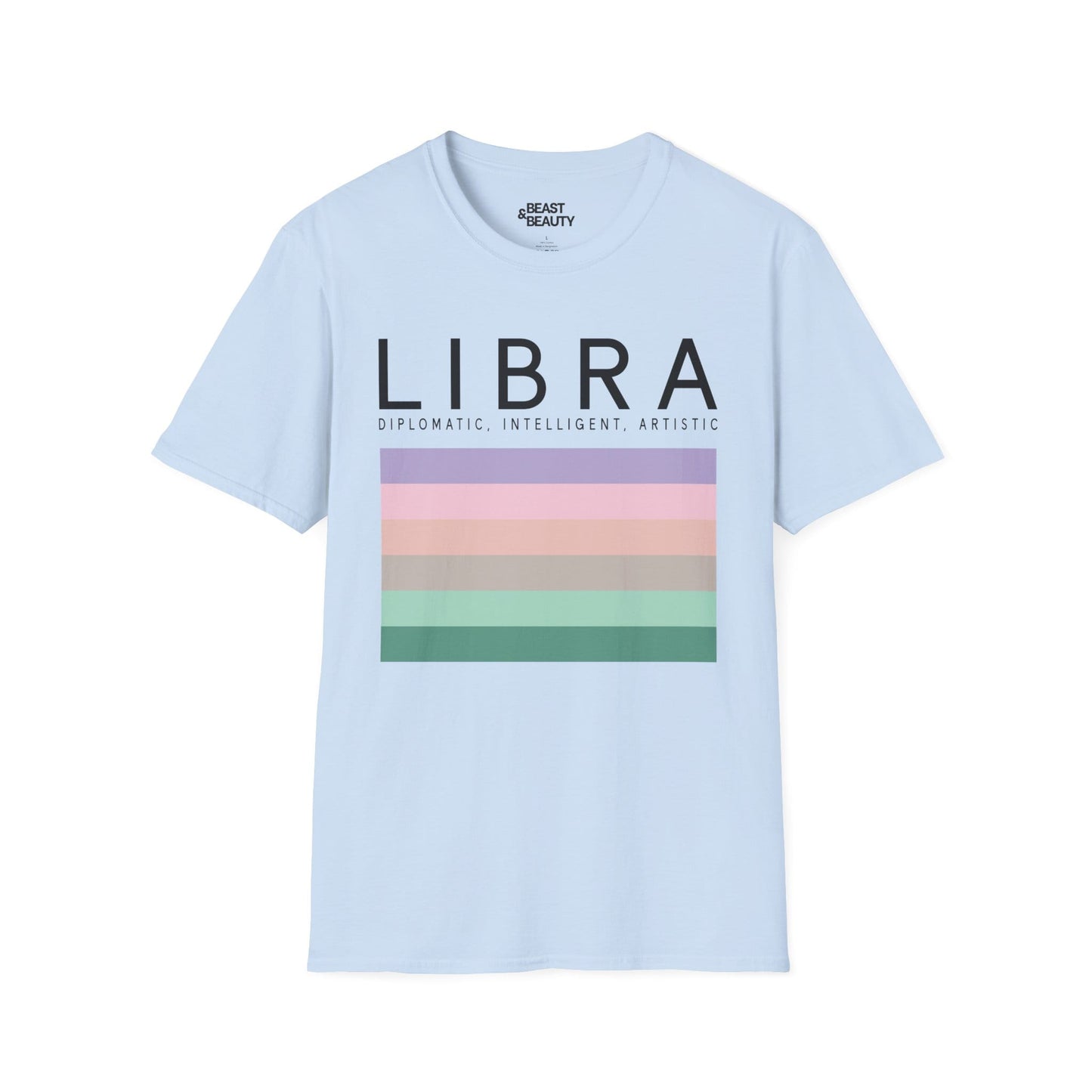 libra zodiac graphic t-shirt t-shirt second colour product image