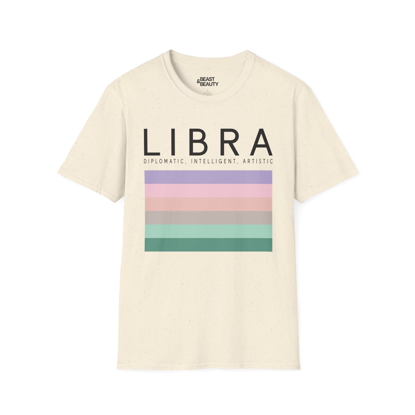 libra zodiac graphic t-shirt t-shirt alternate colour product image