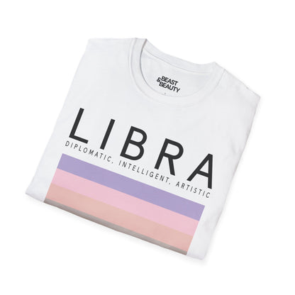 libra zodiac graphic t-shirt t-shirt fourth colour product image