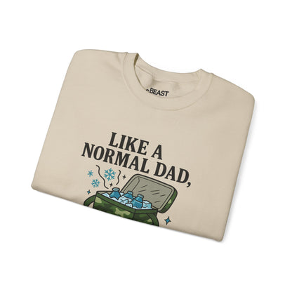 like a normal dad but cooler sweatshirt sweatshirt Father's Day gift idea image 5