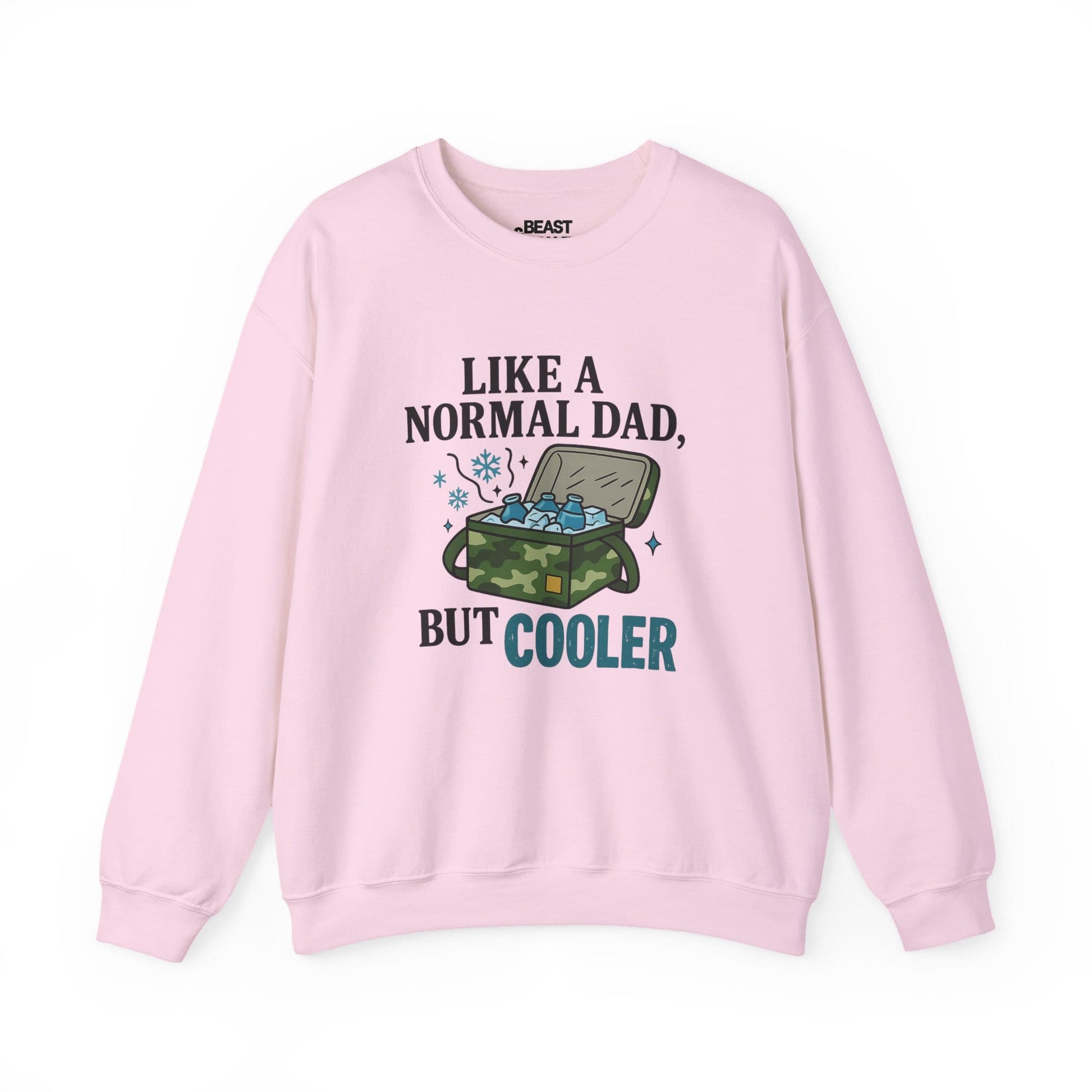 like a normal dad but cooler sweatshirt light pink sweatshirt Father's Day gift idea