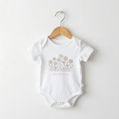 Little Wildflower funny baby grow