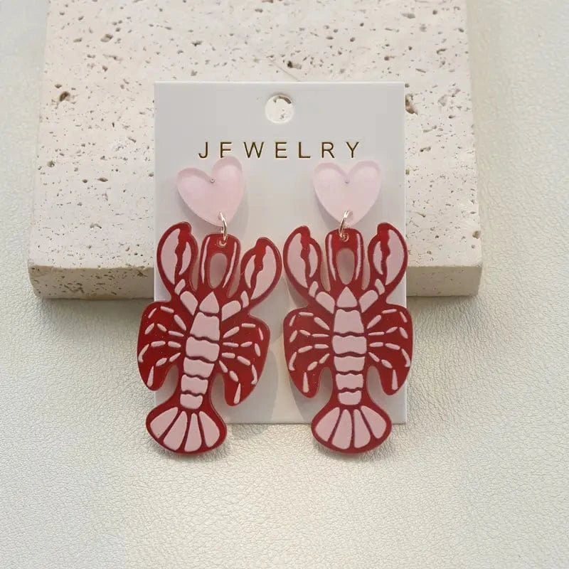 lobster heart earrings clothing second colour product image