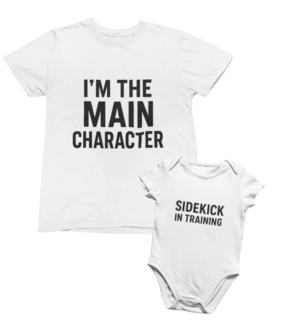 Main Character & Sidekick Matching T-Shirt Gift Set matching outfit set product image 1 from Beast and Beauty