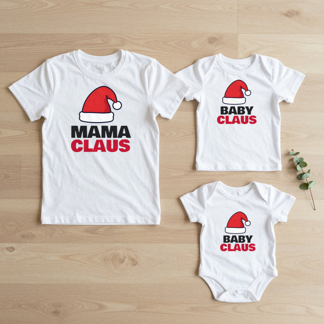 Mama Claus & Baby Claus Christmas Mum and Baby Set