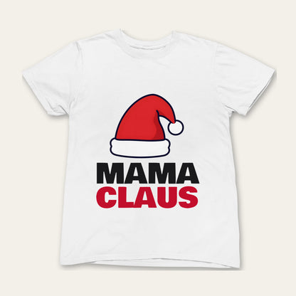 Mama Claus & Baby Claus Christmas Mum and Baby Set matching set grown-up t-shirt