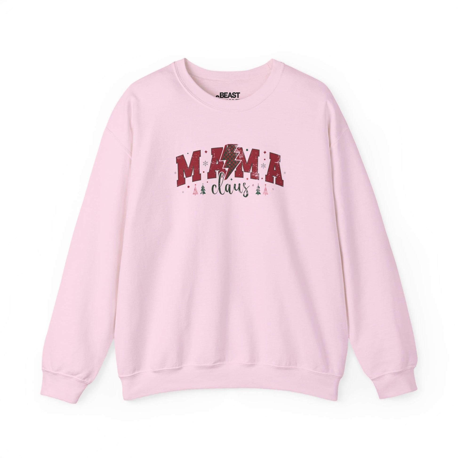 mama claus christmas sweatshirt light pink sweatshirt Christmas gift idea