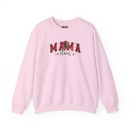 mama claus christmas sweatshirt light pink sweatshirt Christmas gift idea