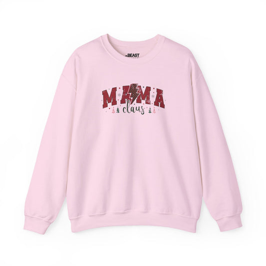 mama claus christmas sweatshirt light pink sweatshirt Christmas gift idea