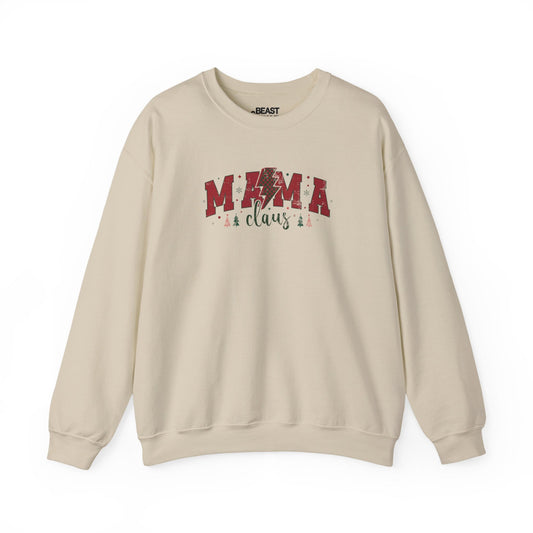 mama claus christmas sweatshirt sand sweatshirt Christmas gift idea