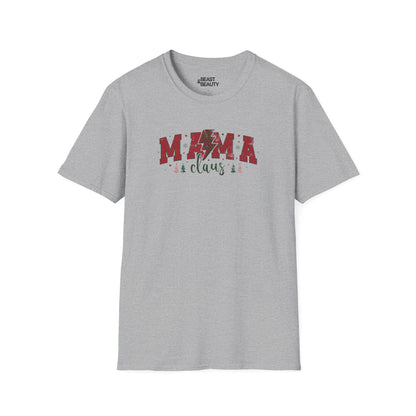 mama claus christmas t-shirt sport grey t-shirt Christmas gift idea