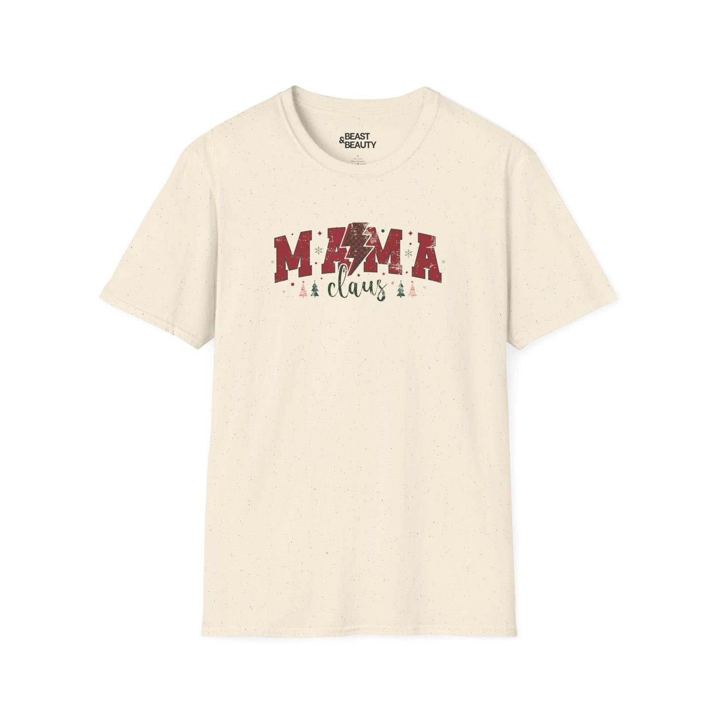 mama claus christmas t-shirt natural t-shirt Christmas gift idea