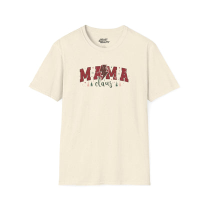 mama claus christmas t-shirt natural t-shirt Christmas gift idea