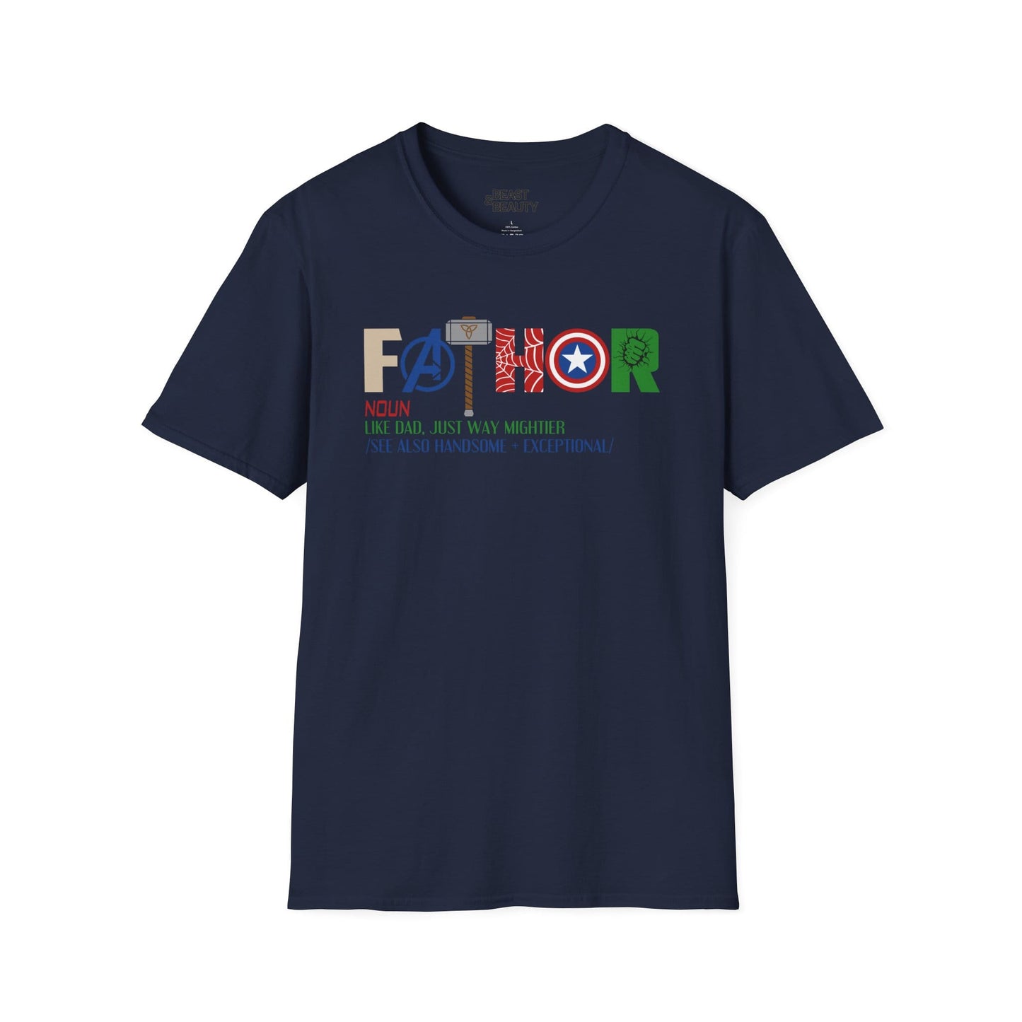 Father Like Dad, Just Way Mightier T-Shirt t-shirt product image 9 from Beast and Beauty