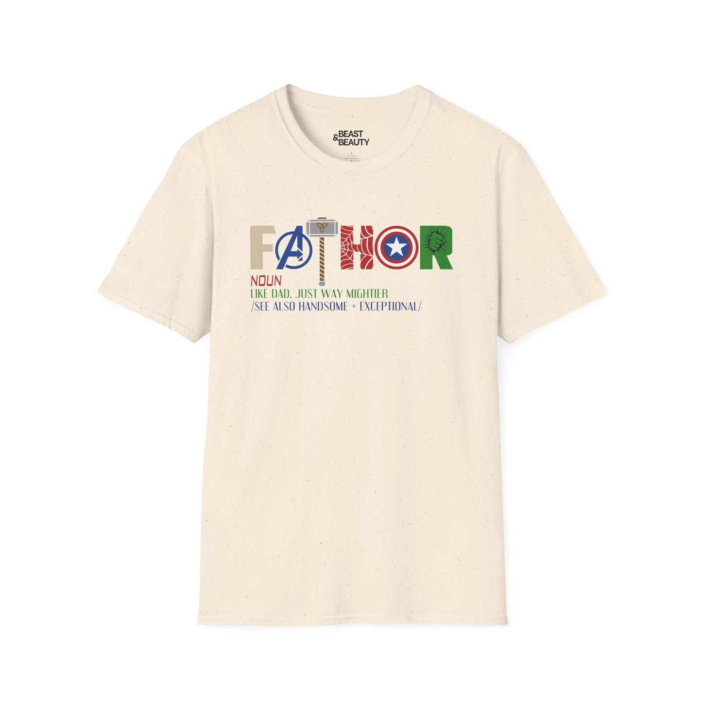 Father Like Dad, Just Way Mightier T-Shirt t-shirt product image 6 from Beast and Beauty
