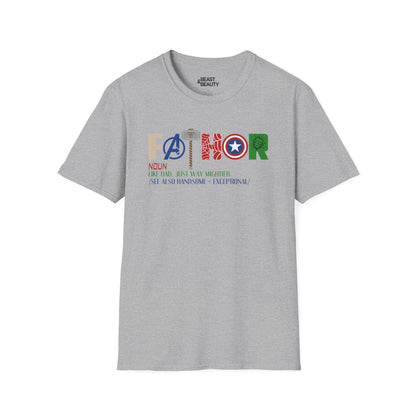 Father Like Dad, Just Way Mightier T-Shirt t-shirt product image 5 from Beast and Beauty