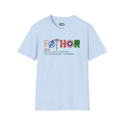 Father Like Dad, Just Way Mightier T-Shirt t-shirt product image 4 from Beast and Beauty