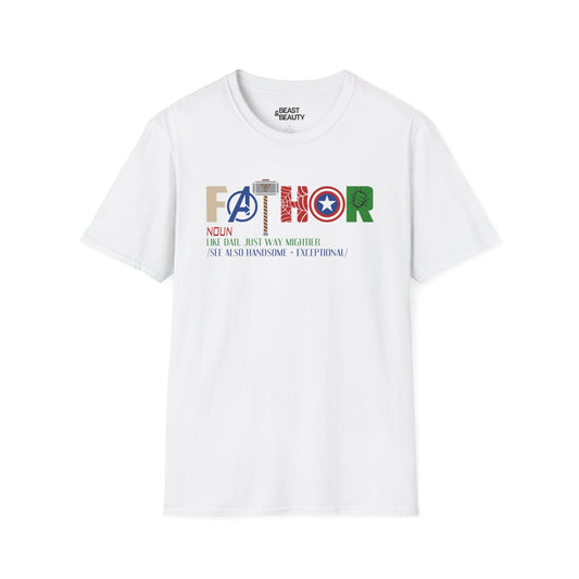 Father Like Dad, Just Way Mightier T-Shirt t-shirt product image 2 from Beast and Beauty