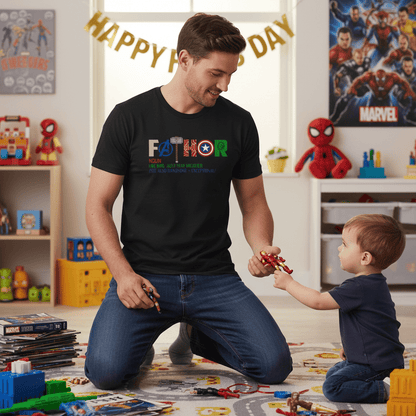 Father Like Dad, Just Way Mightier T-Shirt t-shirt product image 12 from Beast and Beauty