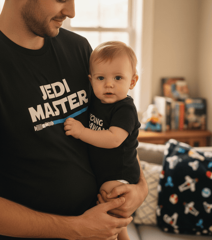Master & Padawan Matching T-Shirt Gift Set matching outfit set product image 4 from Beast and Beauty