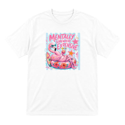 Mentally Somewhere Expensive T-Shirt & Sweatshirt T-Shirt in White