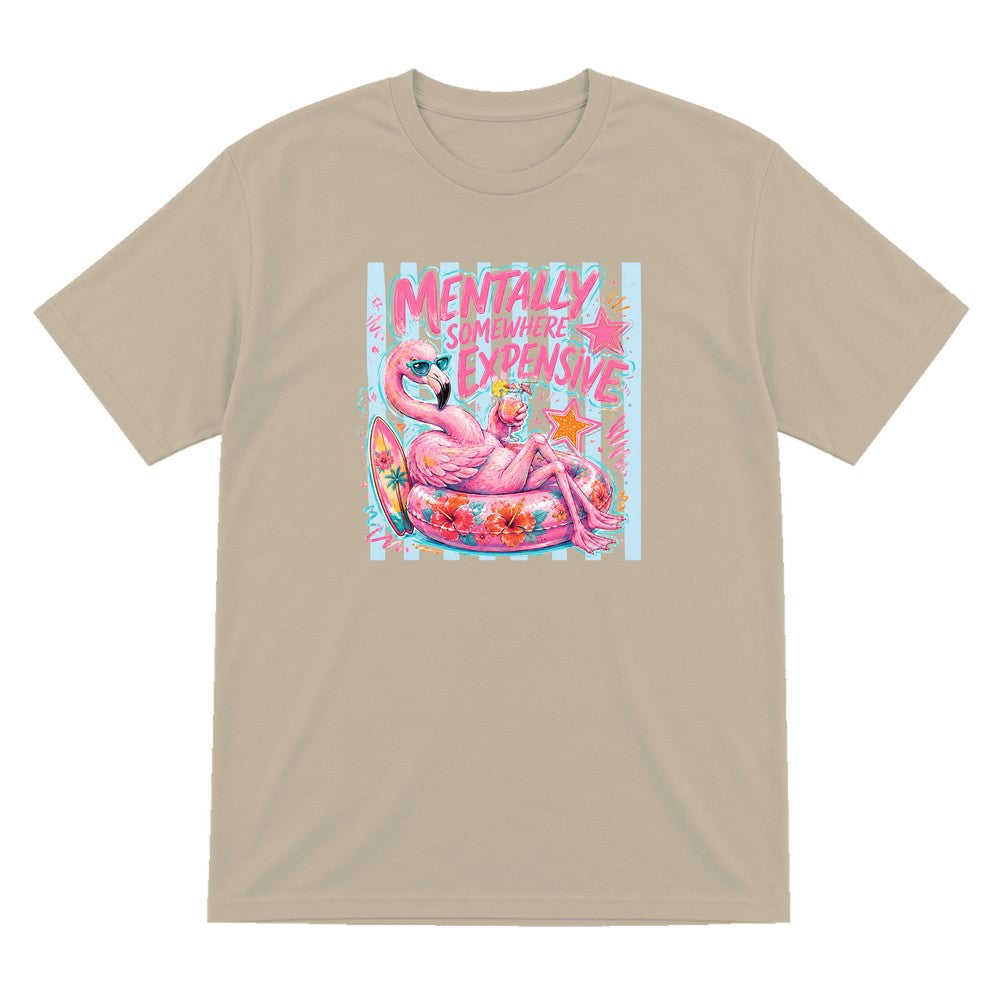 Mentally Somewhere Expensive T-Shirt & Sweatshirt T-Shirt in Sand