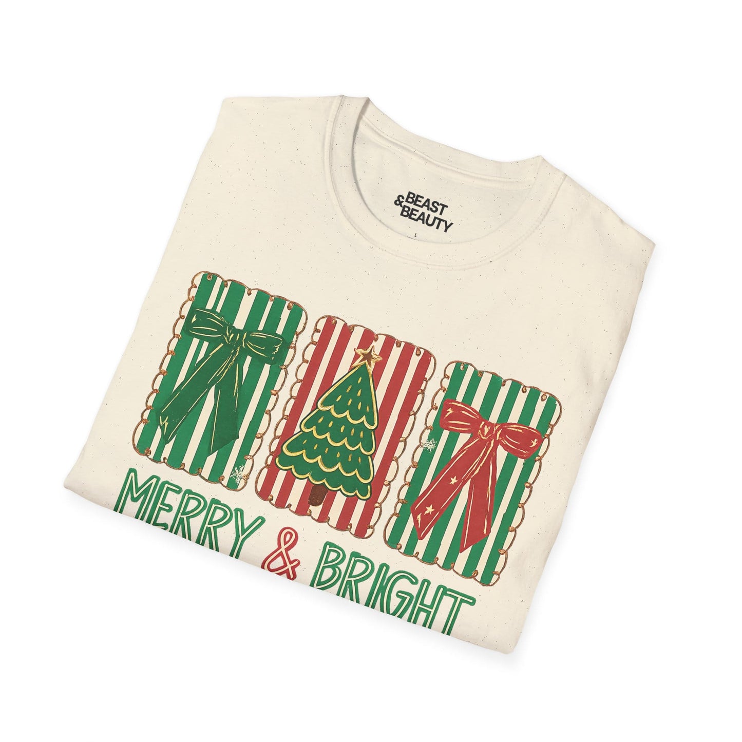 merry & bright christmas gifts t-shirt t-shirt Christmas gift idea image 6