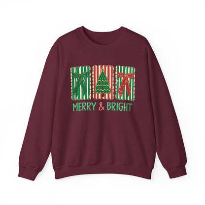 Weihnachtspullover „Fröhliche und helle Weihnachten“