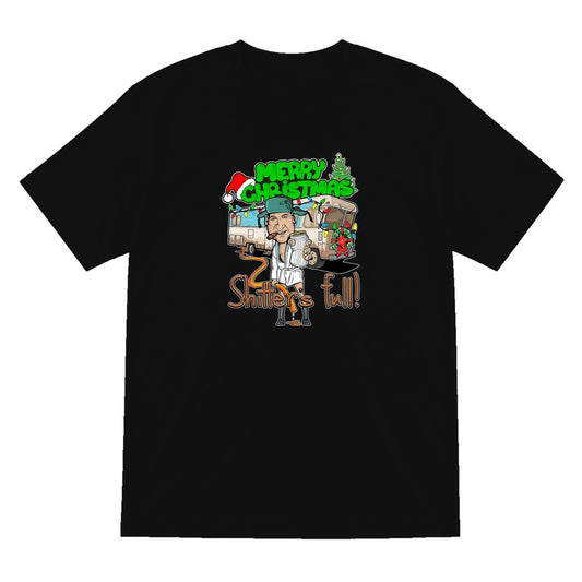 Merry Christmas Shitter's Full T-Shirt & Sweatshirt T-Shirt in Black