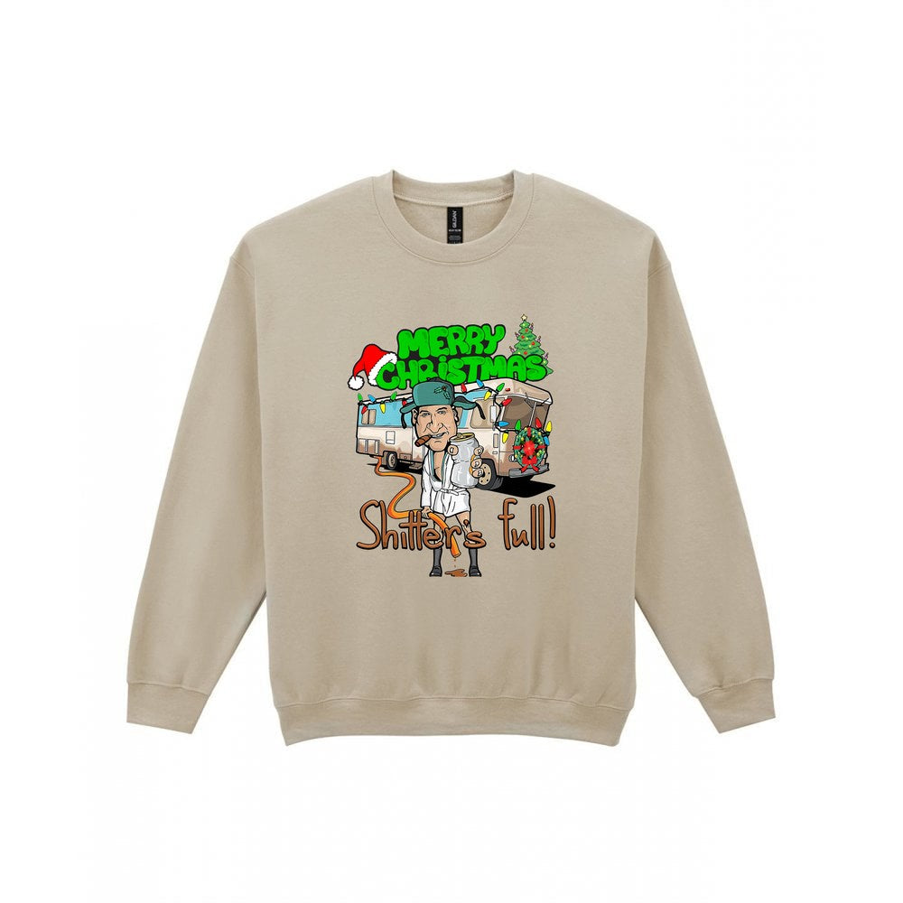 Merry Christmas Shitter's Full T-Shirt & Sweatshirt Sweatshirt in Sand