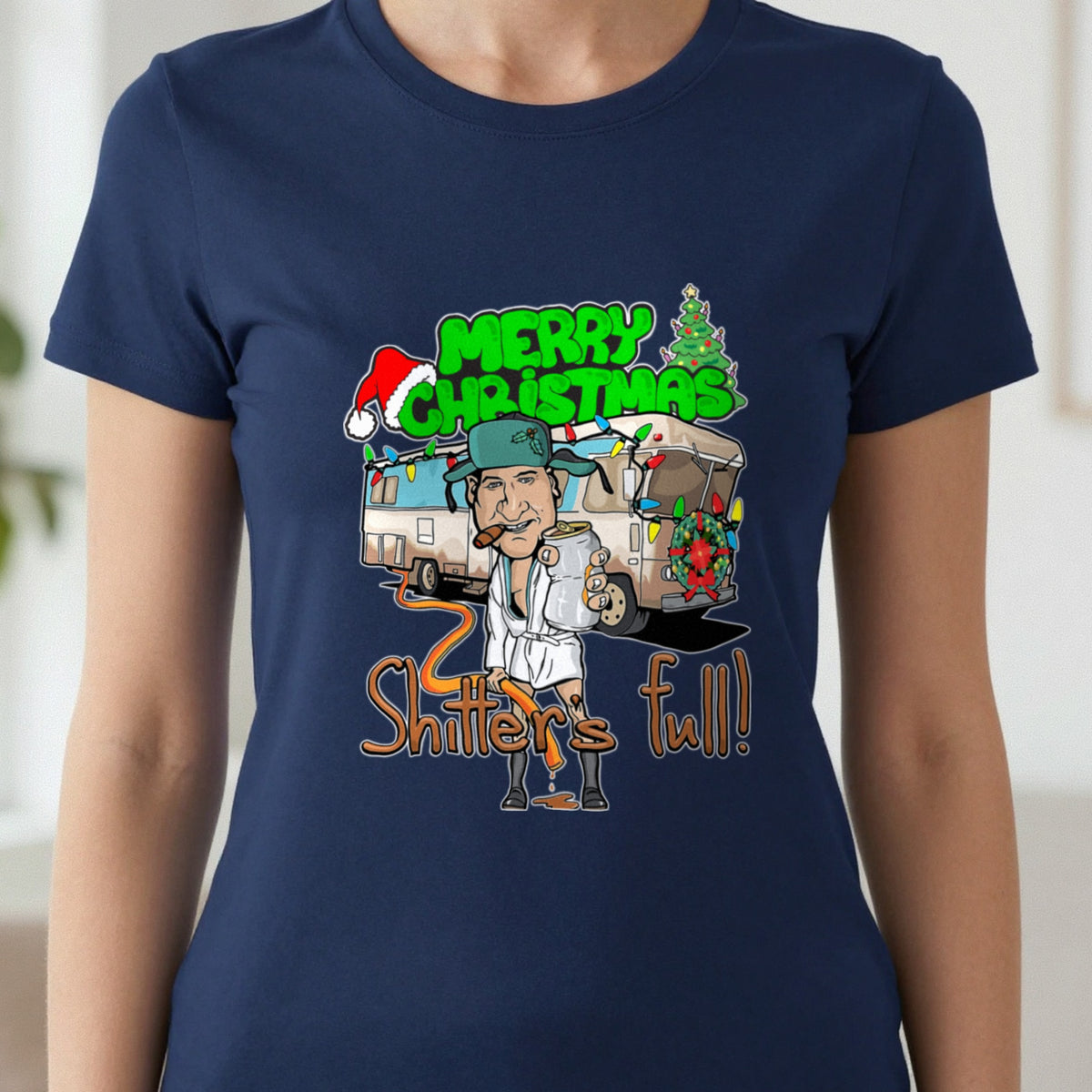 Merry Christmas Shitter's Full T-Shirt & Sweatshirt in another colour