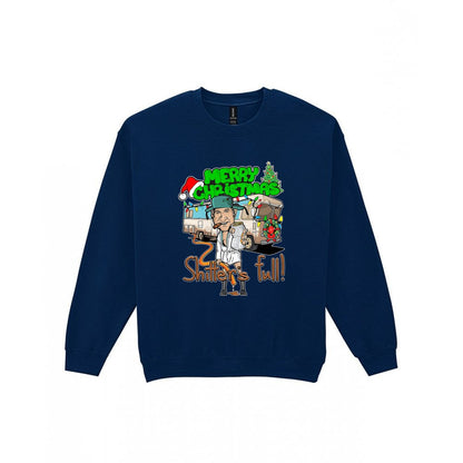 Merry Christmas Shitter's Full T-Shirt & Sweatshirt Sweatshirt in Navy