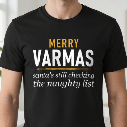 Merry VARmas Funny Football Christmas Jumper & T-Shirt in another colour