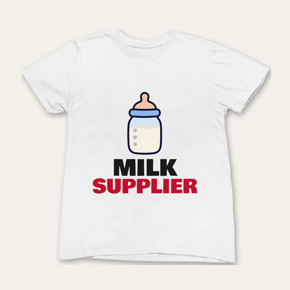 Milk Supplier & Milk Inspector Mum and Baby Set matching set grown-up t-shirt