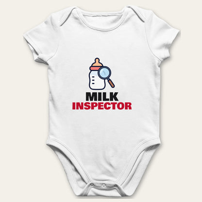 Milk Supplier & Milk Inspector Mum and Baby Set matching set baby grow