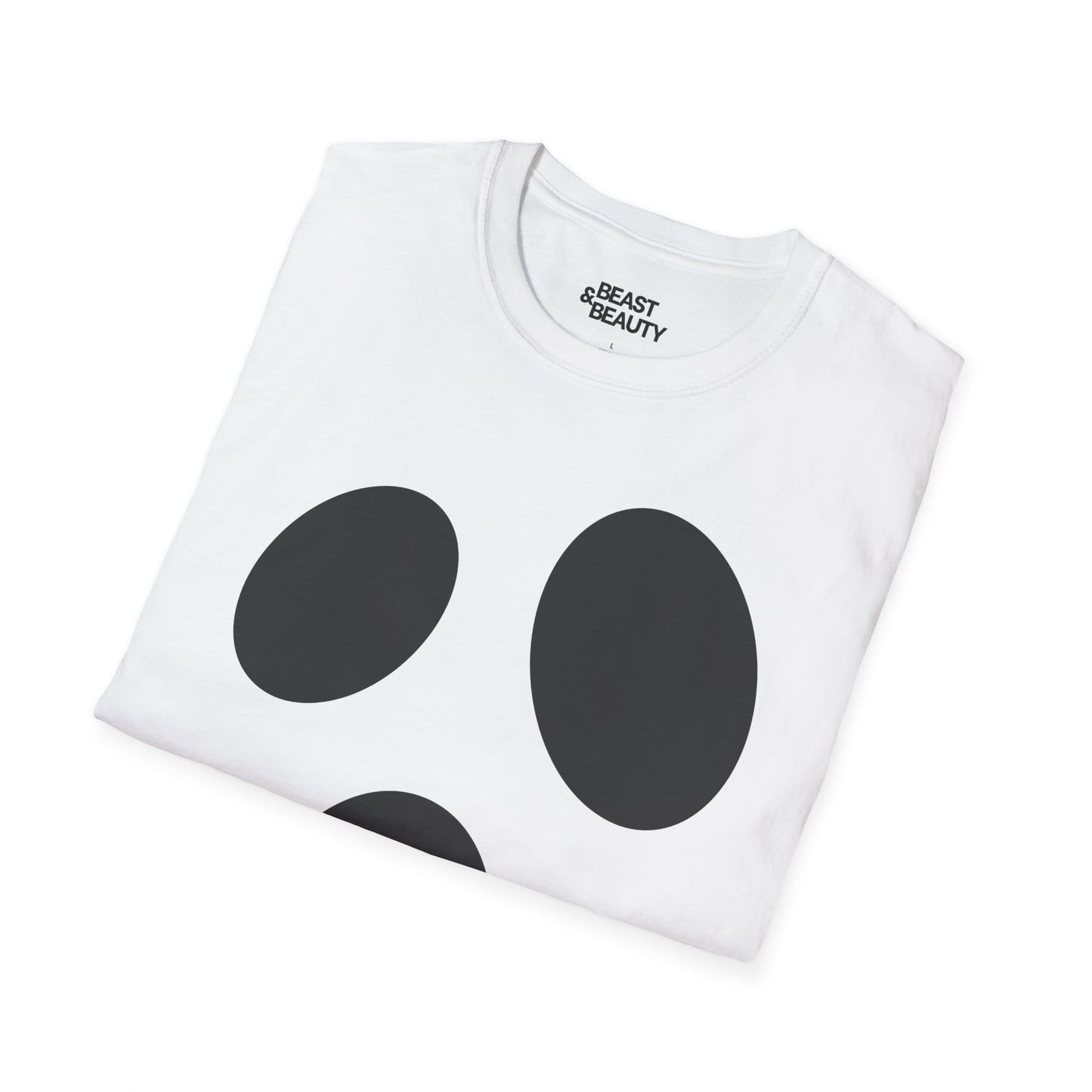 minimalist ghost face halloween t-shirt t-shirt seventh colour product image