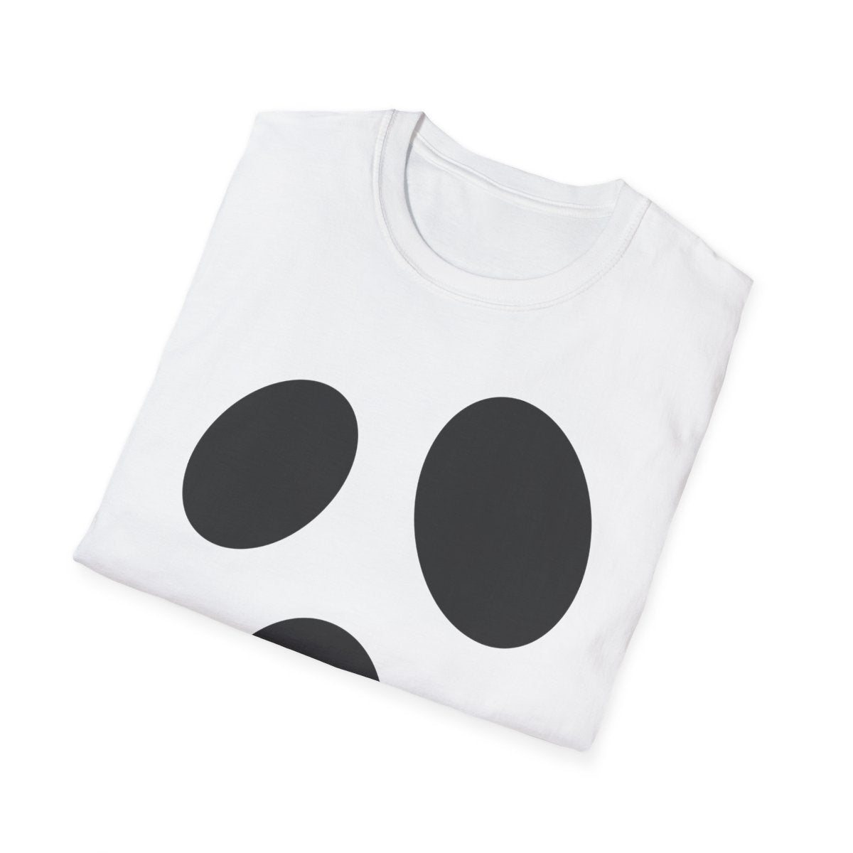 minimalist ghost face t-shirt in multiple colours