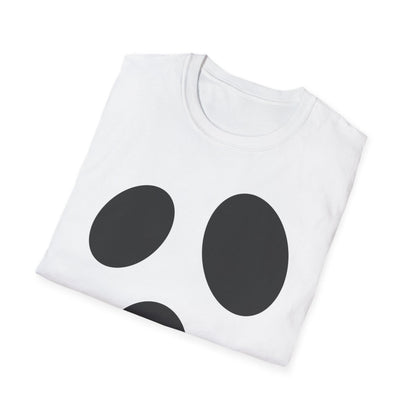minimalist ghost face t-shirt in multiple colours