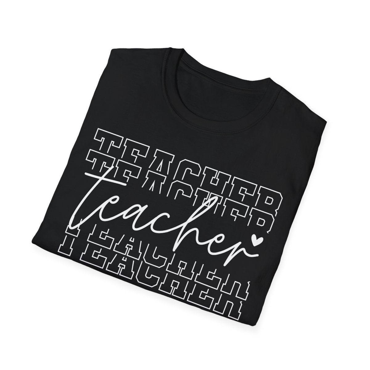 teacher gift t-shirt showing print quality and fit