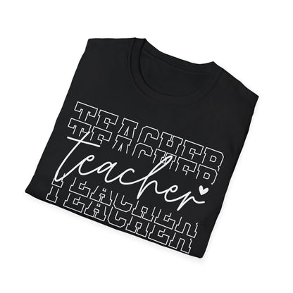teacher gift t-shirt showing print quality and fit