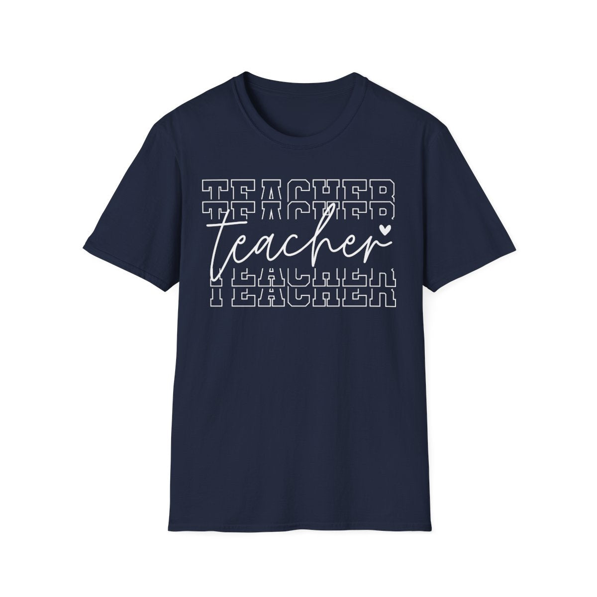dark chocolate t-shirt with teacher appreciation typography